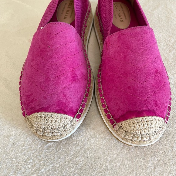 Cole Haan Cloudfeel Women's New Pink Slip On Espadrille Loafers Shoes Size 7B - Picture 13 of 14